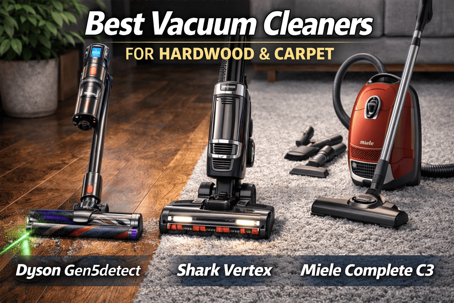 best vacuums for hardwood and carpet