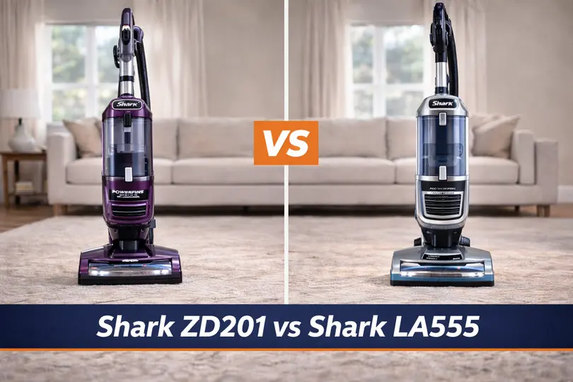 Shark ZD201 vs LA555 Comparison