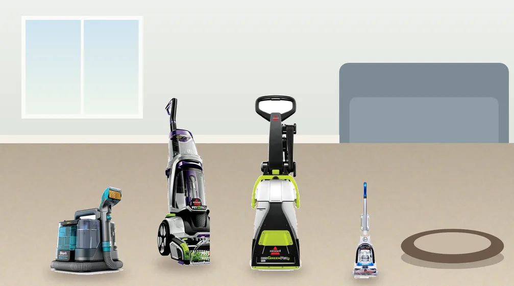 Carpet cleaners for pet urine on a living room carpet